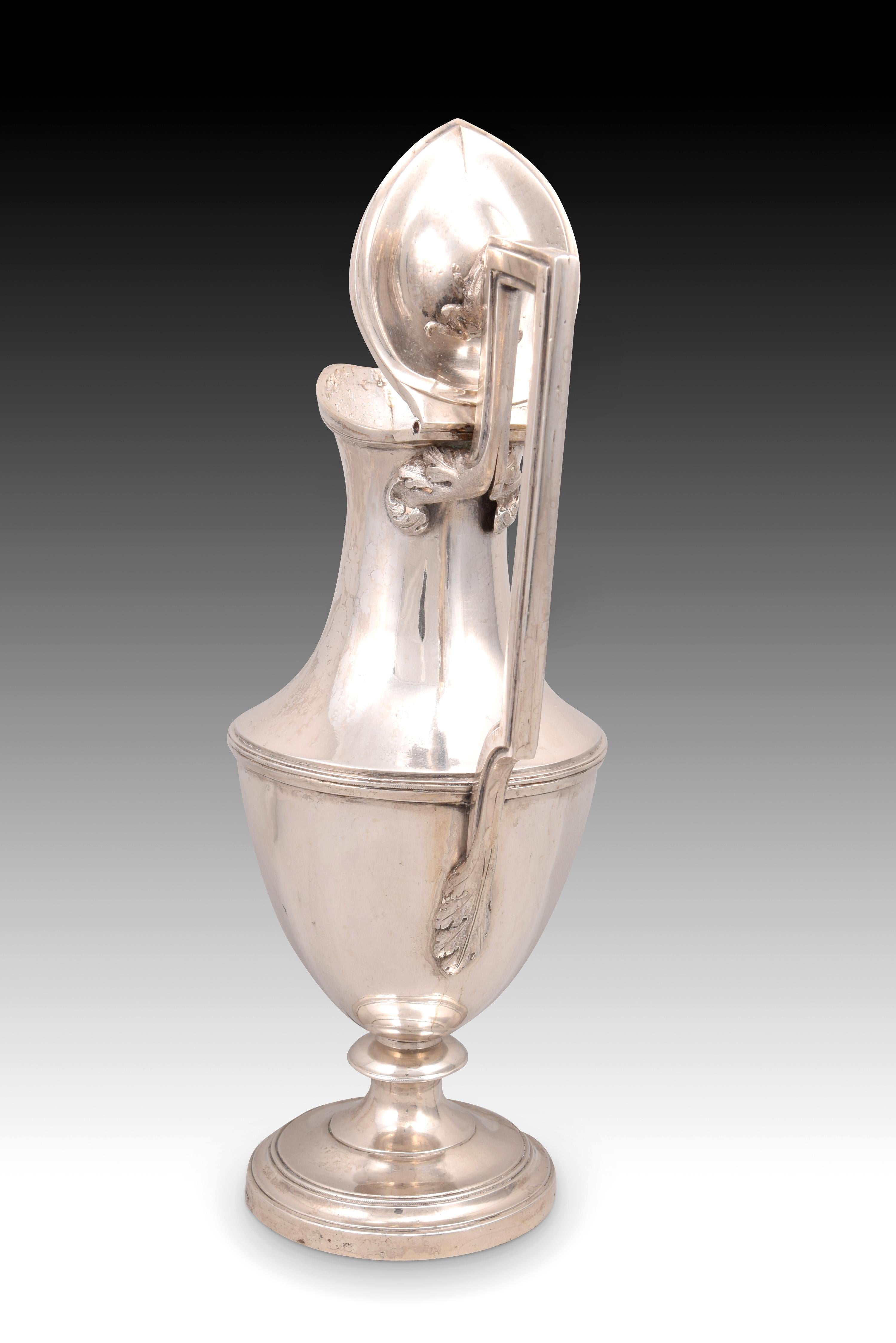 Early 19th Century Jug or Jar, Silver, Madrid, Spain, 1803 For Sale