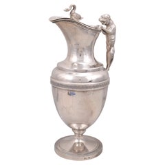 Krug. Silber. Viktorianisch, 18.-19. Jahrhundert