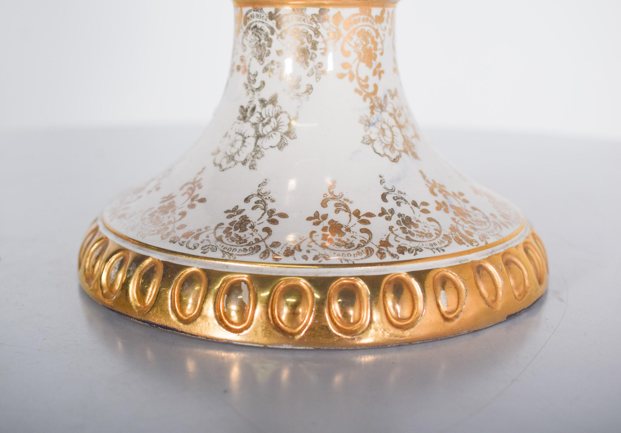 Brocca con manici in ceramica portoghese OAL 