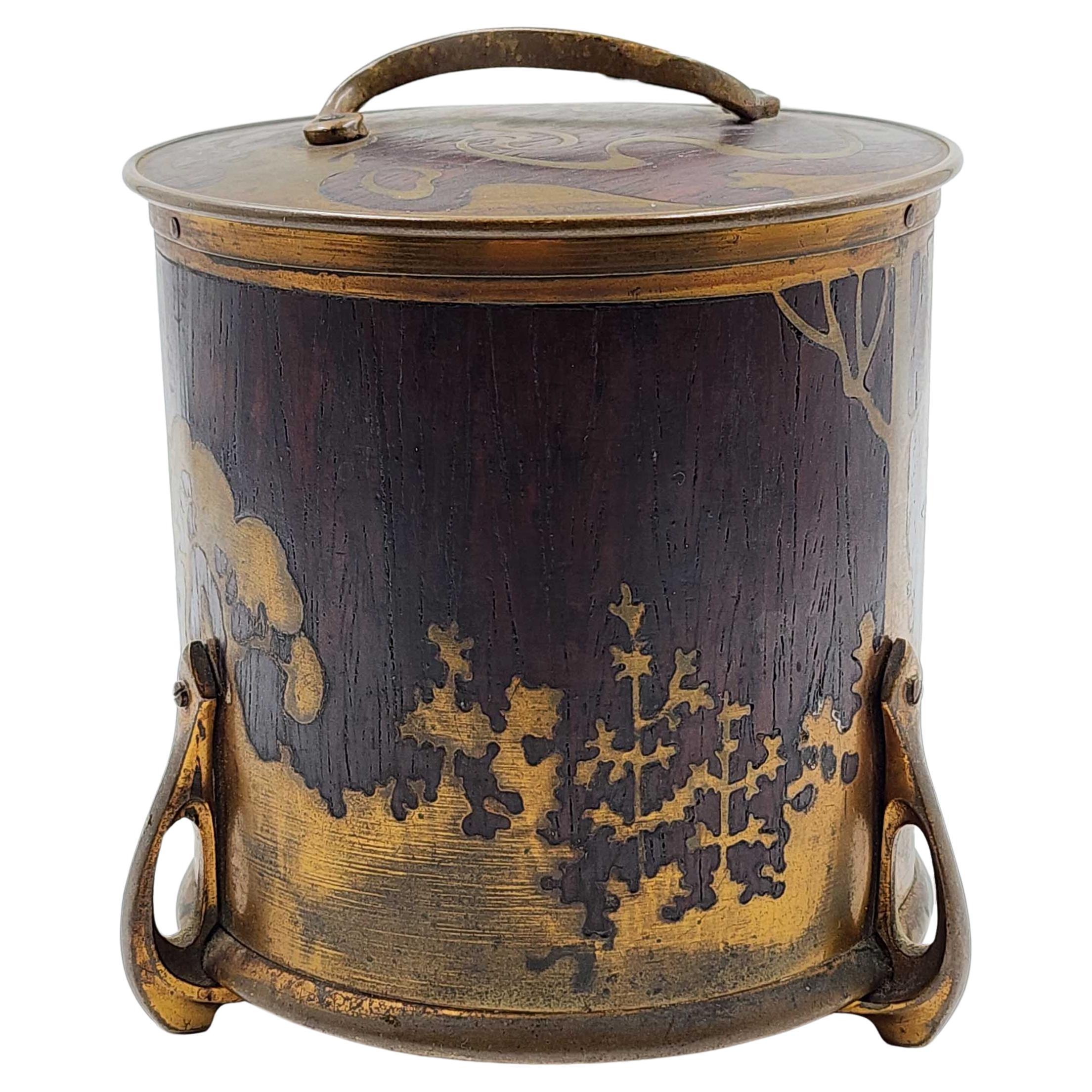 Humidificador Jugandstil Erhard & Söhne, Alemania, c. 1920