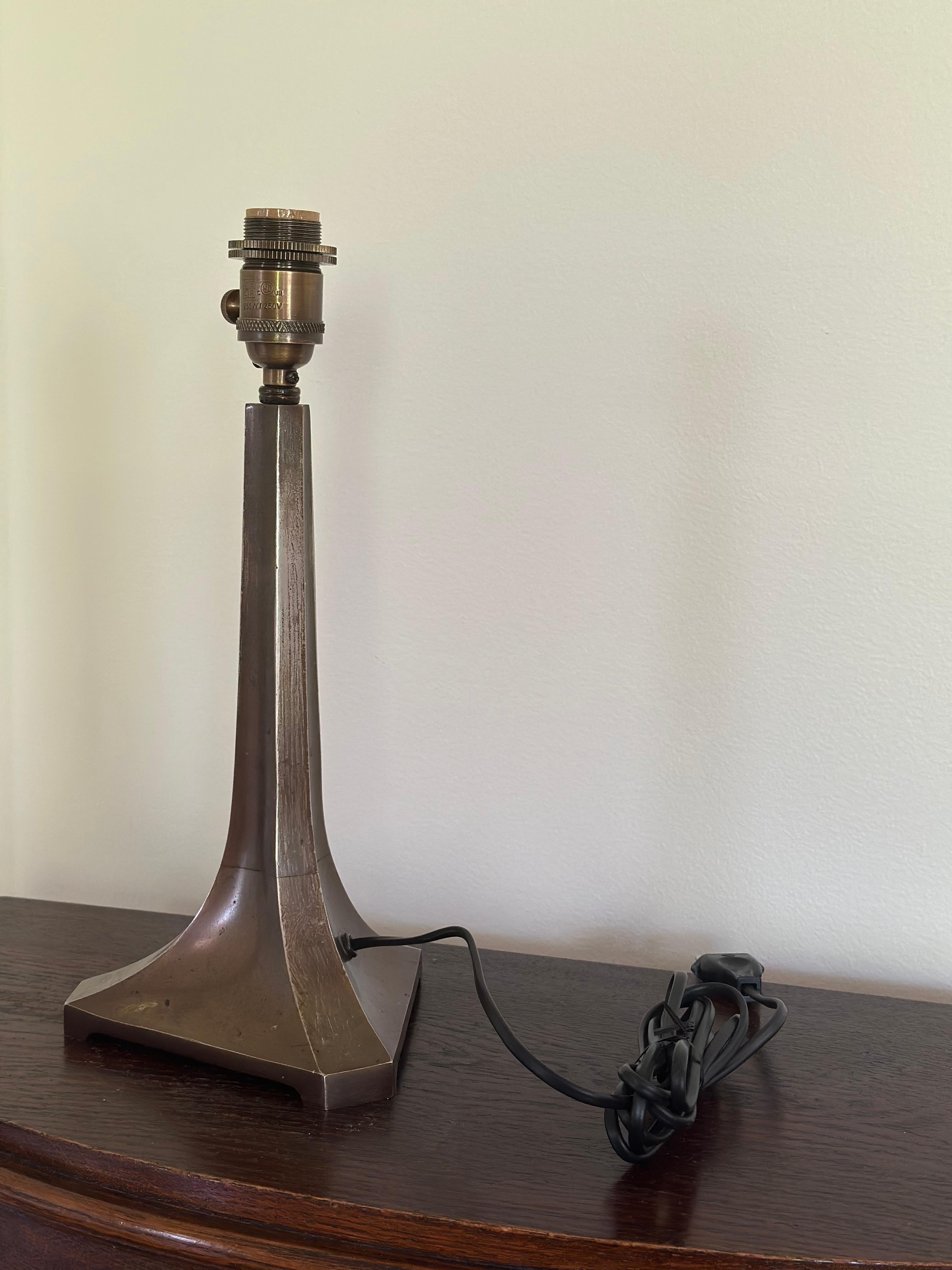 Lampe de table Jugend Art Nouveau, années 1920. Bon état - En vente à Bromma, SE
