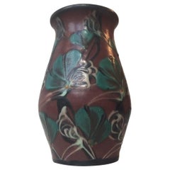 Jugend Pottery Vase by Eiler Londal for Danico, Denmark, 1920s