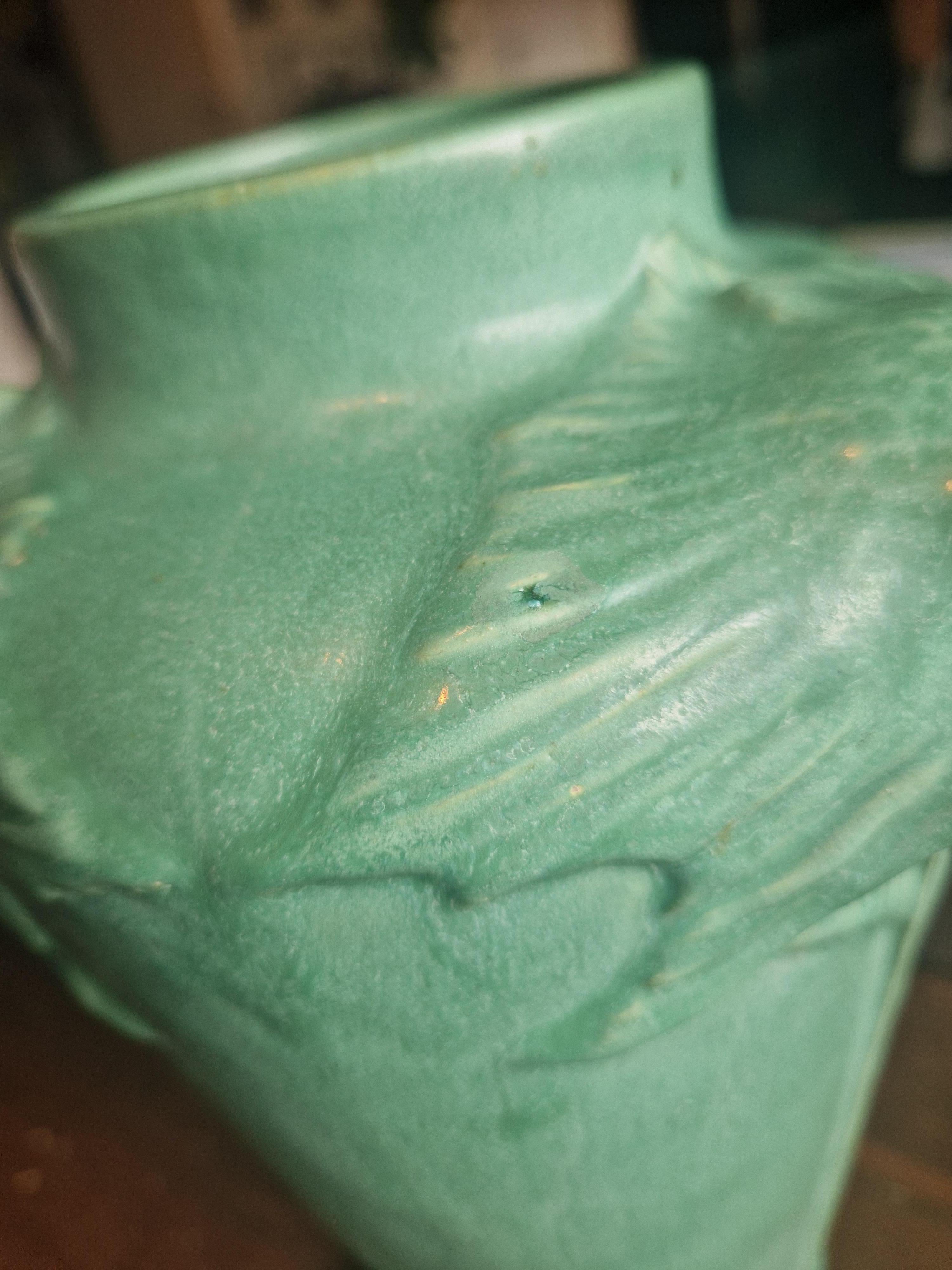Jugend vase by Karl Svensson, Höganäs, stoneware, Sweden, early 1900's For Sale 4