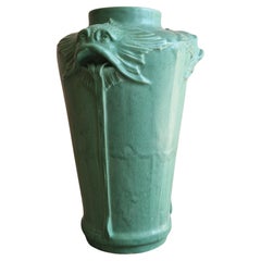 Antique Jugend vase by Karl Svensson, Höganäs, Sweden, early 1900's