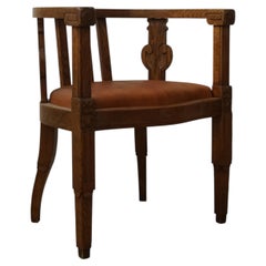 Jugendstil Armchair Attributed to Thorvald Bindesbøll, Denmark, ca. 1900