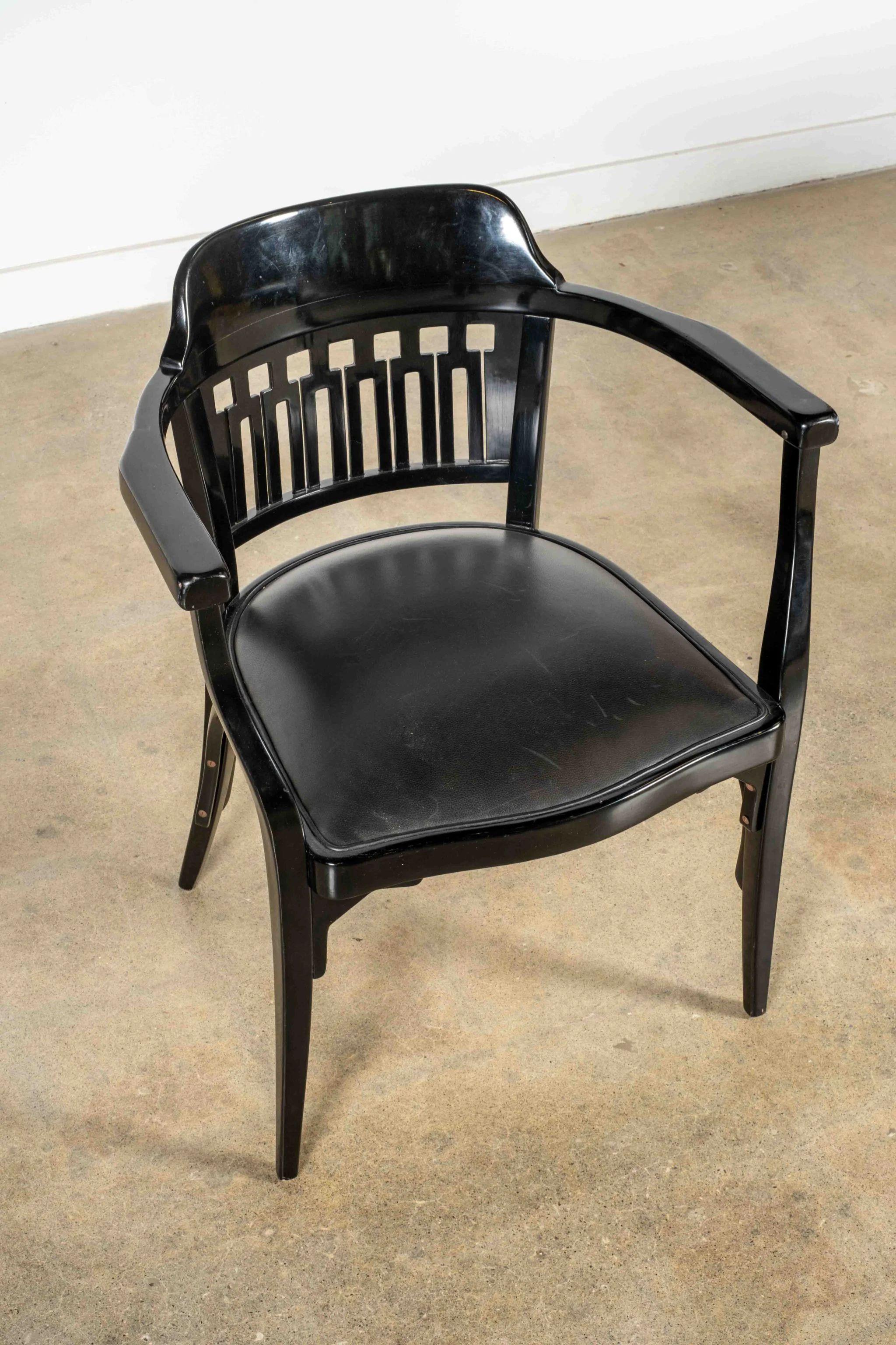 Bois Fauteuil Jugendstil n° 714 d'Otto Wagner pour Jacob & Josef Kohn en vente