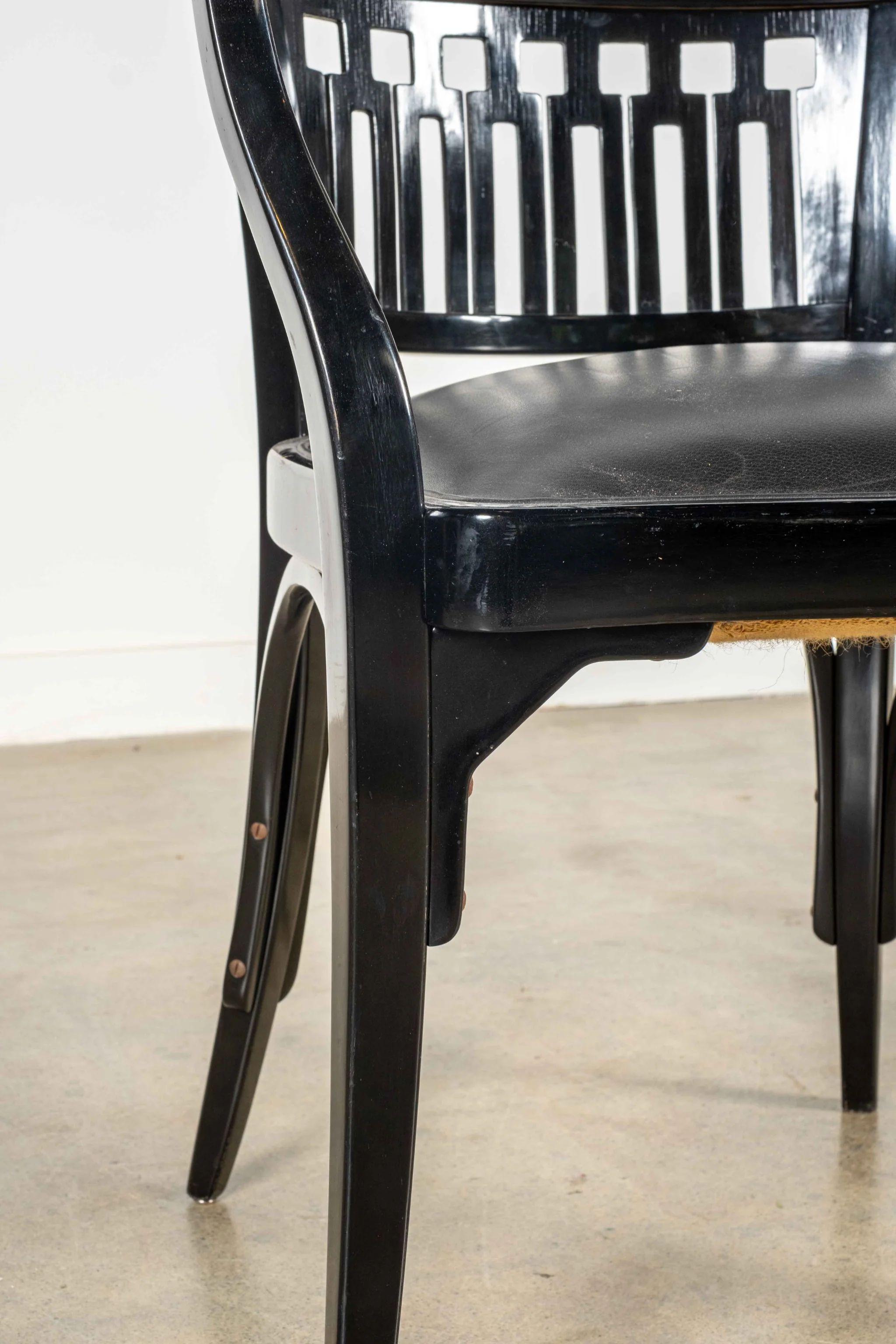 Fauteuil Jugendstil n° 714 d'Otto Wagner pour Jacob & Josef Kohn en vente 2