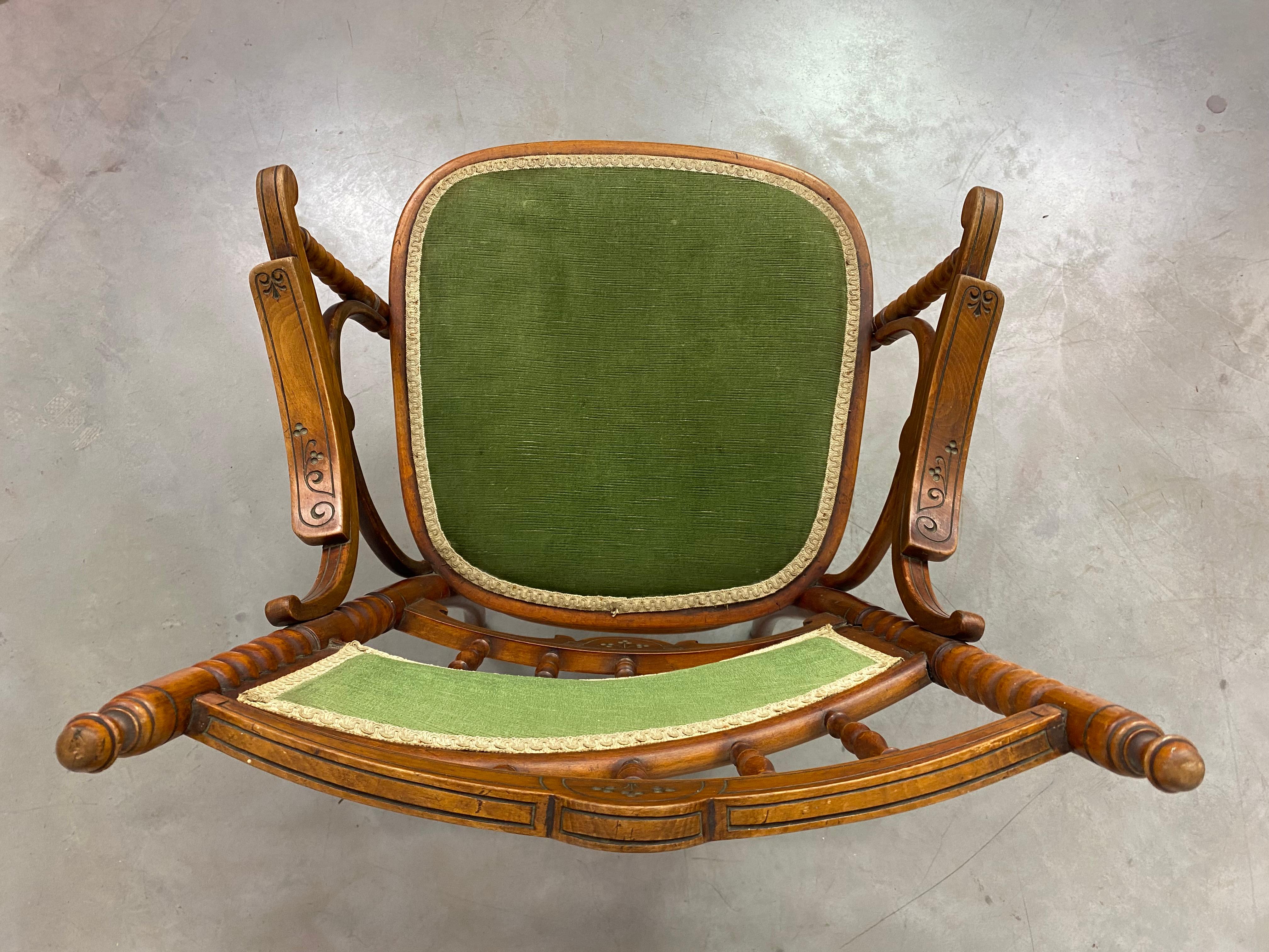 Jugendstil armchairs by J&J Kohn For Sale 7