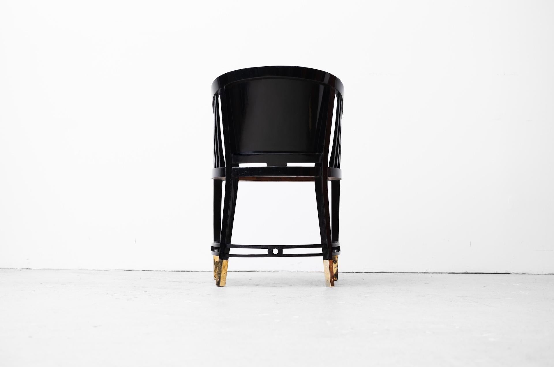Jugendstil Armlehnstuhl, Entw: Adolf Loos, verm. Friedrich Otto Schmidt, um 1900 For Sale 11