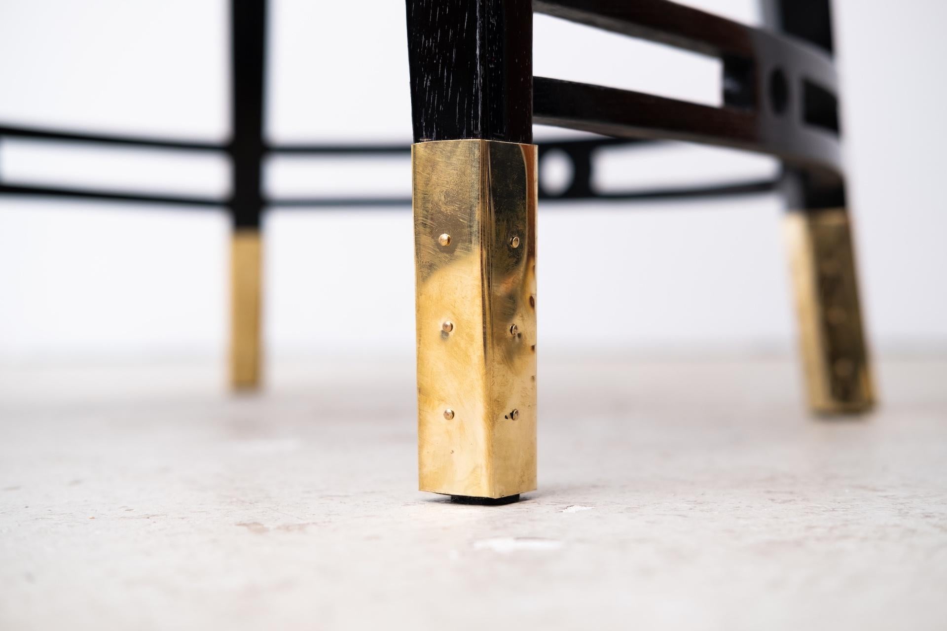 Jugendstil Armlehnstuhl, Entw: Adolf Loos, verm. Friedrich Otto Schmidt, um 1900 For Sale 13