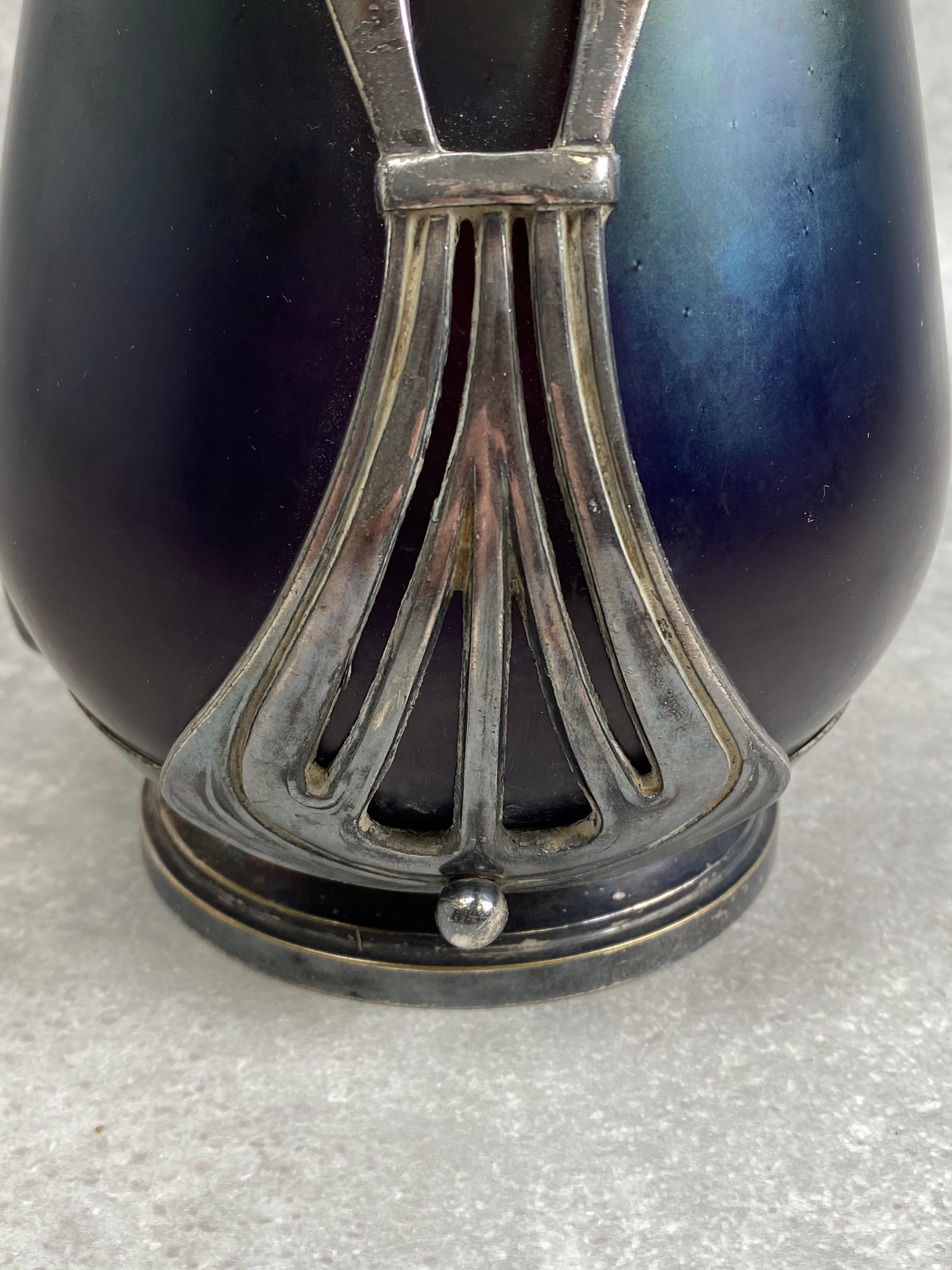 Vaso in vetro artistico Jugendstil di Wilhelm Kralik Sohn in vendita 5