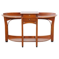 Jugendstil, Jugendstil-Dielenschrank/-Beistelltisch von Schuitema