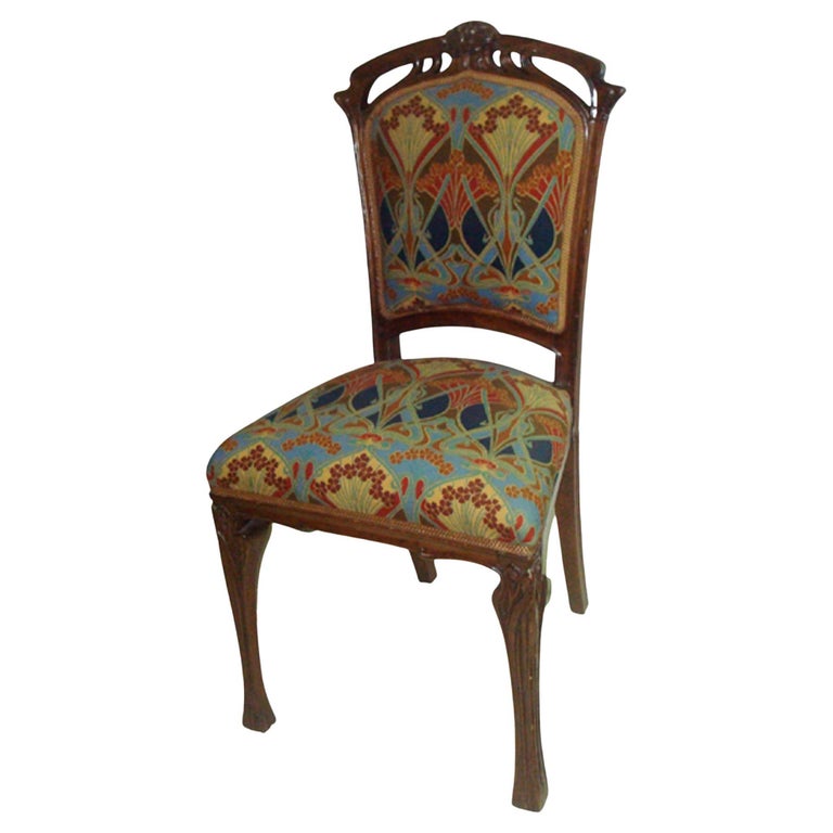 Jugendstil, Art Nouveau, Liberty Chair, 1900, France For Sale at