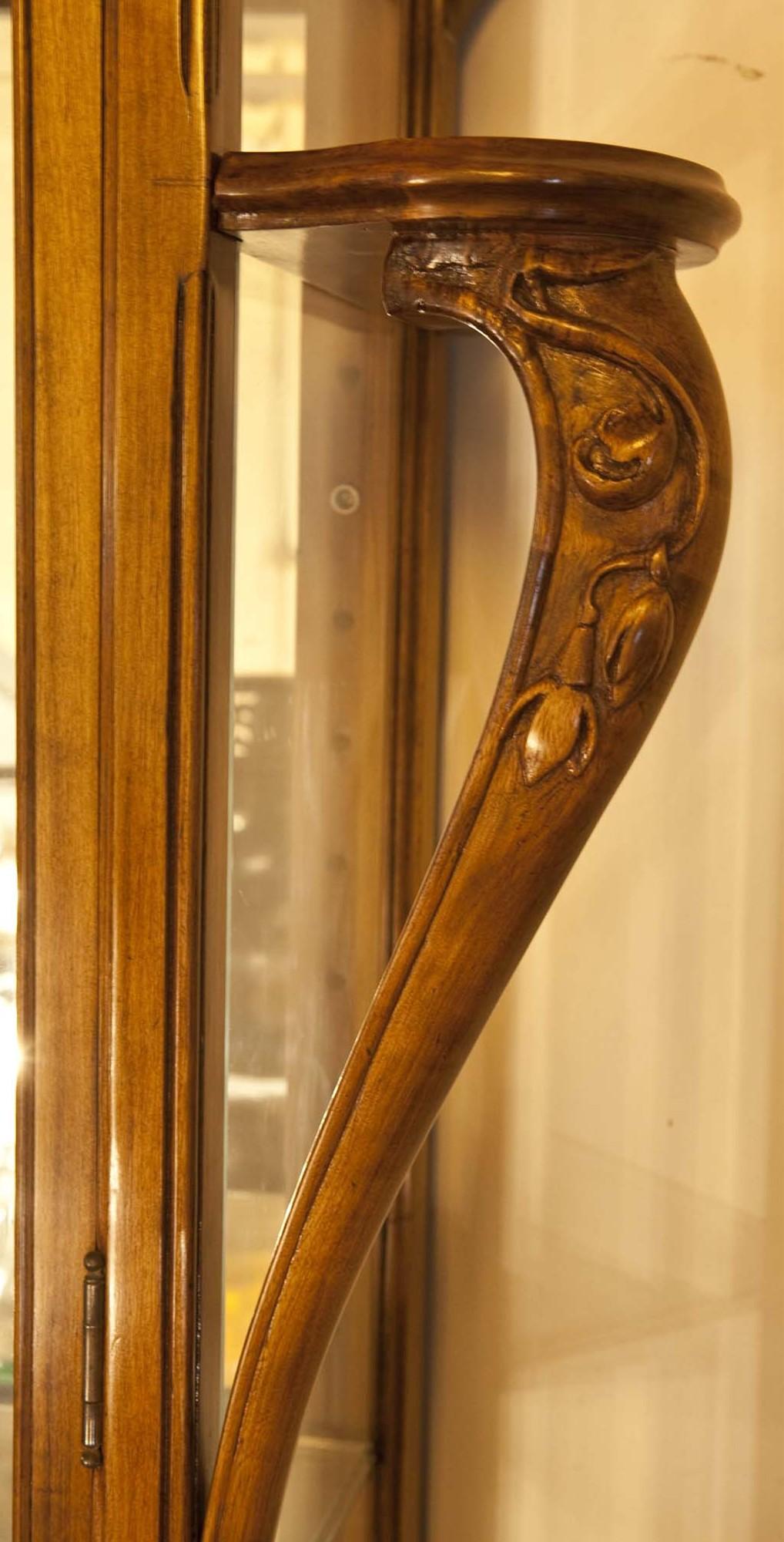 Incredible Jugendstil, Art Nouveau, Liberty Vitrine


Art Nouveau is an international style of art, architecture, and applied art, especially the decorative arts. The style is known by different names in different languages: Jugendstil in German,