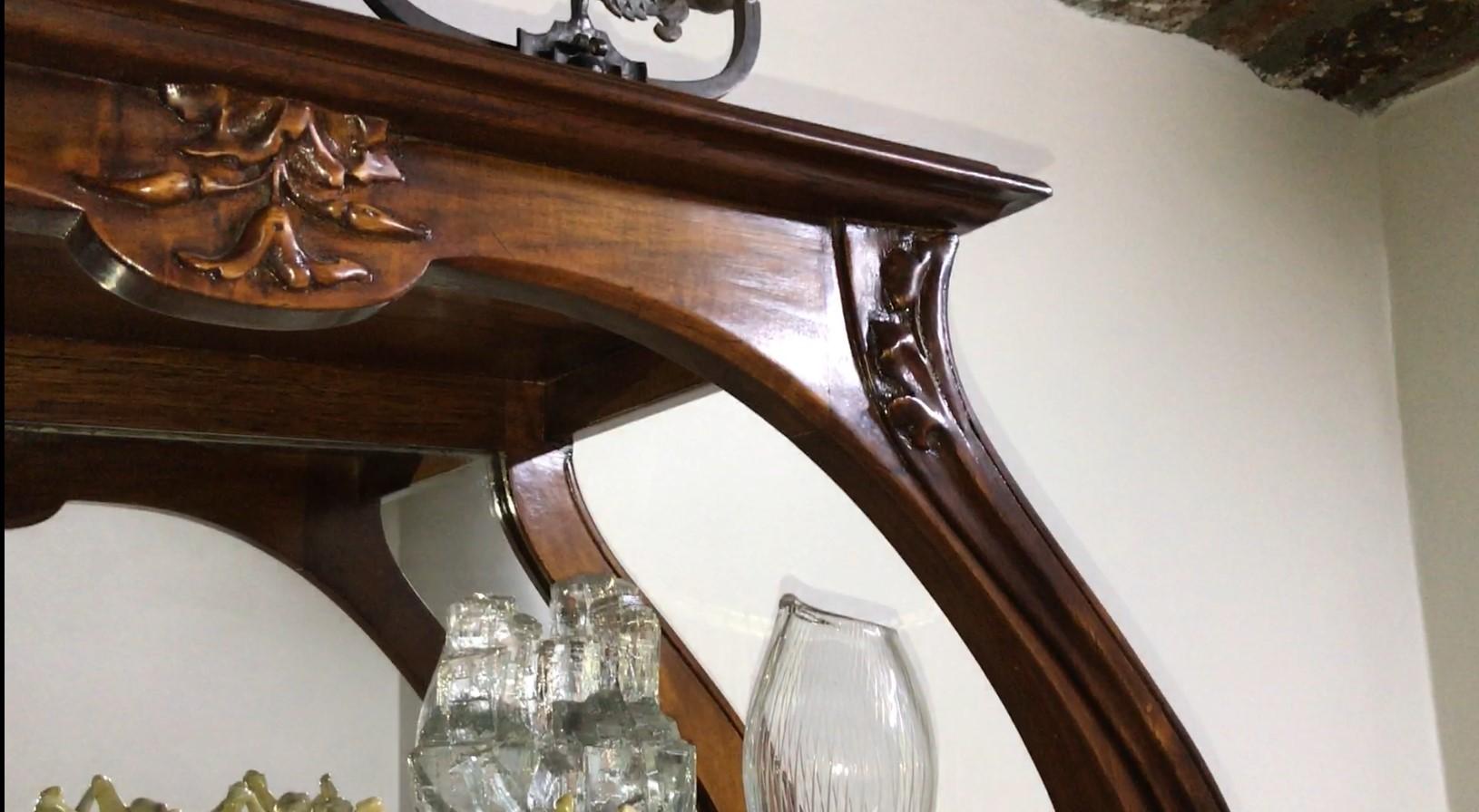 Wood Jugendstil, Art Nouveau, Vitrine Frances, 1900 For Sale