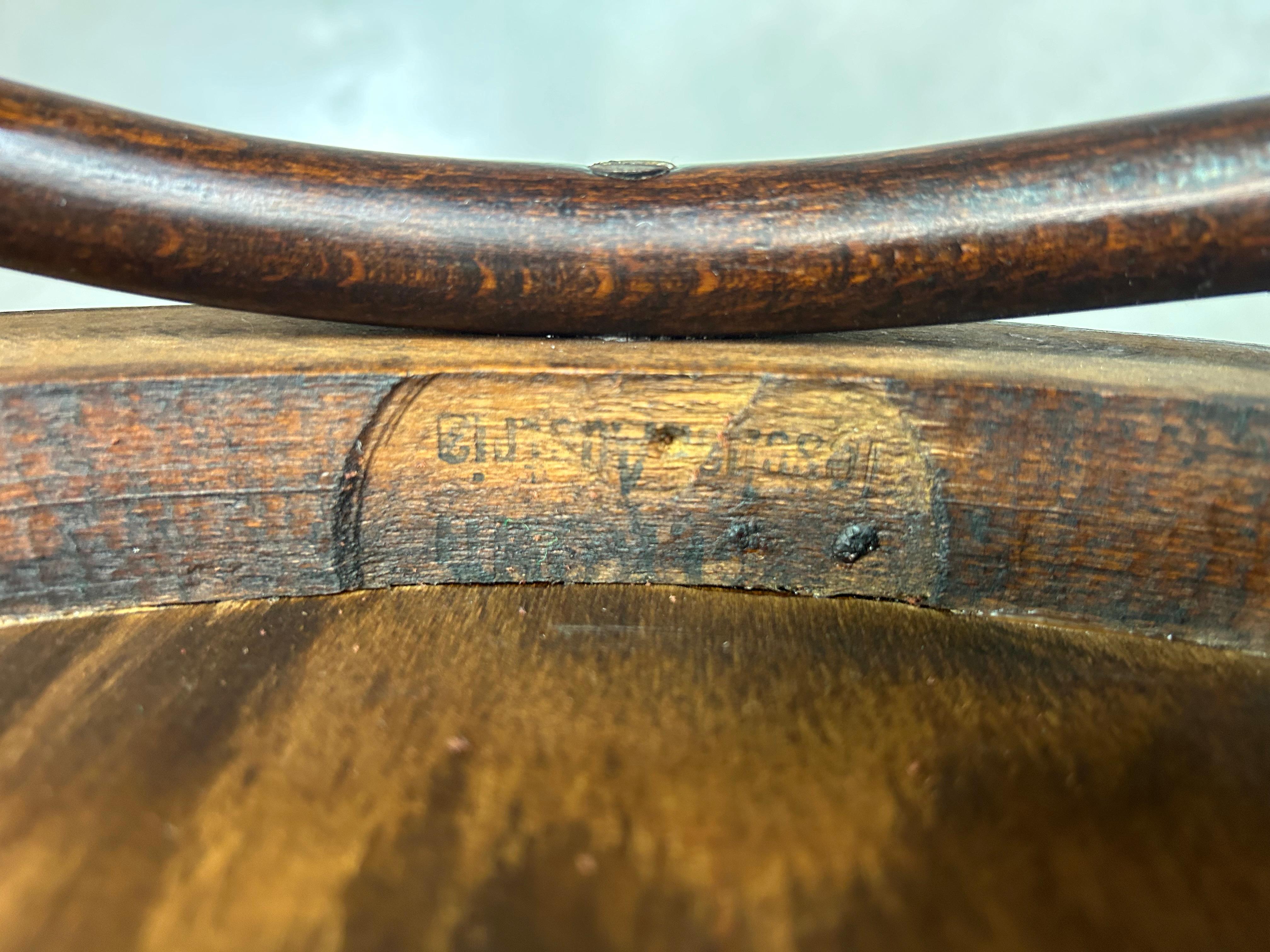 Jugendstil bentwood office chair B47 by J&J Kohn 4