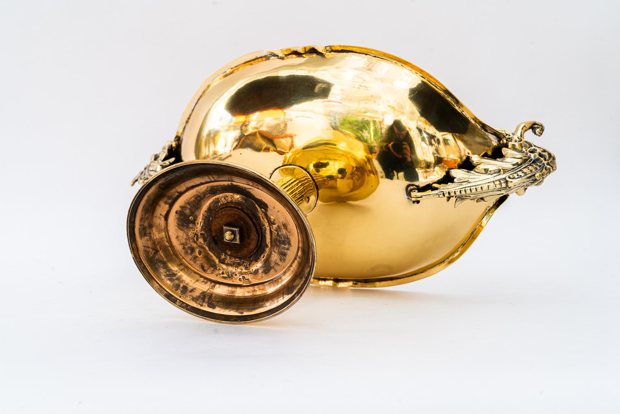 Jugendstil Messing Tafelaufsatz Wien um 1900 im Angebot 10