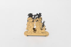 Jugendstil Brass Napkin Holder vienna around 1910