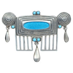 Spilla Jugendstil di Andreas Odenwald, 1905 circa