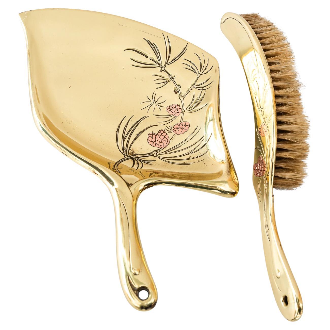 Set di scopa e di showel Jugendstil a Vienna intorno al 1908