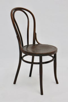 Jugendstil Brown Beech Bentwood Vintage Chair by Mundus Austria, circa 1880