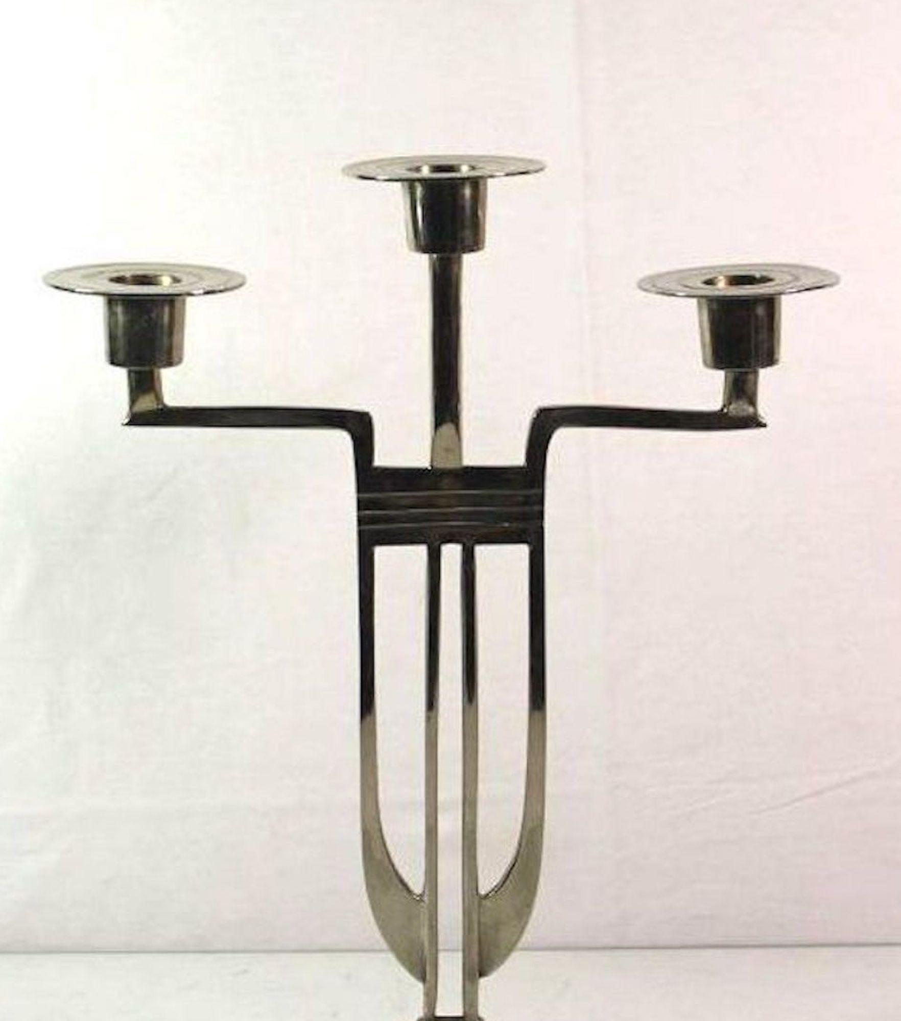 Jugendstil Candleholder, Germany, Early 20th Century In Good Condition In Roma, IT