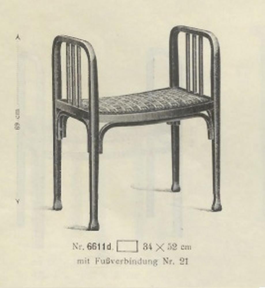 Cacheuse Jugendstil n° 6611 attribuée à Otto Wagner pour Thonet en vente 5