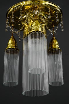 Jugendstil ceiling lamp vienna around 1908
