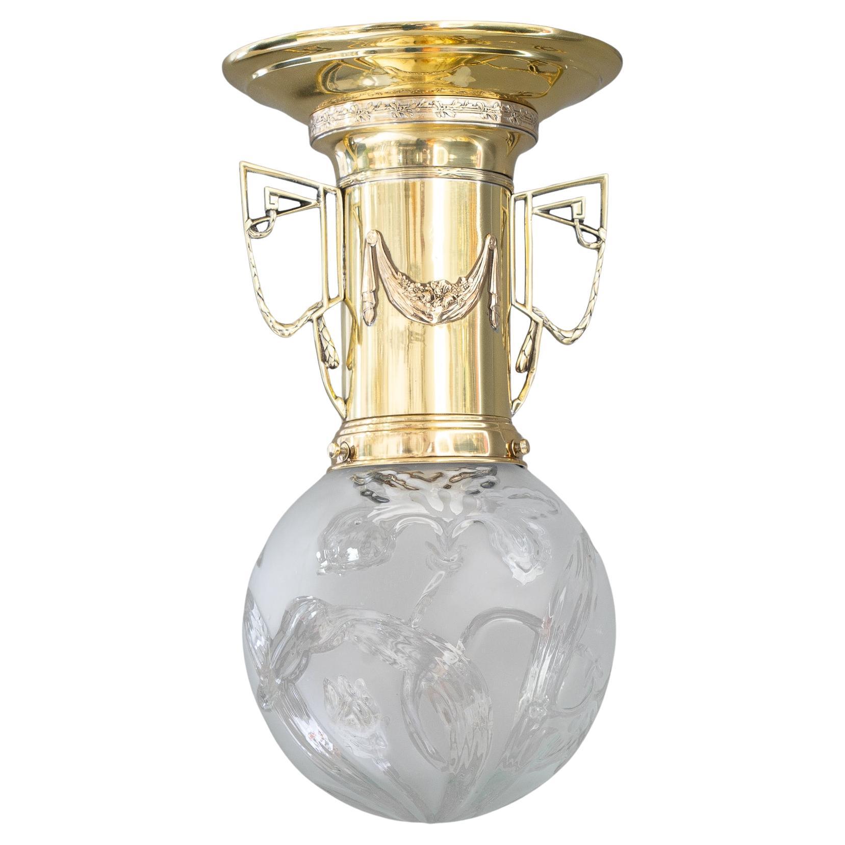 lampada da soffitto jugendstil vienna 1908 circa