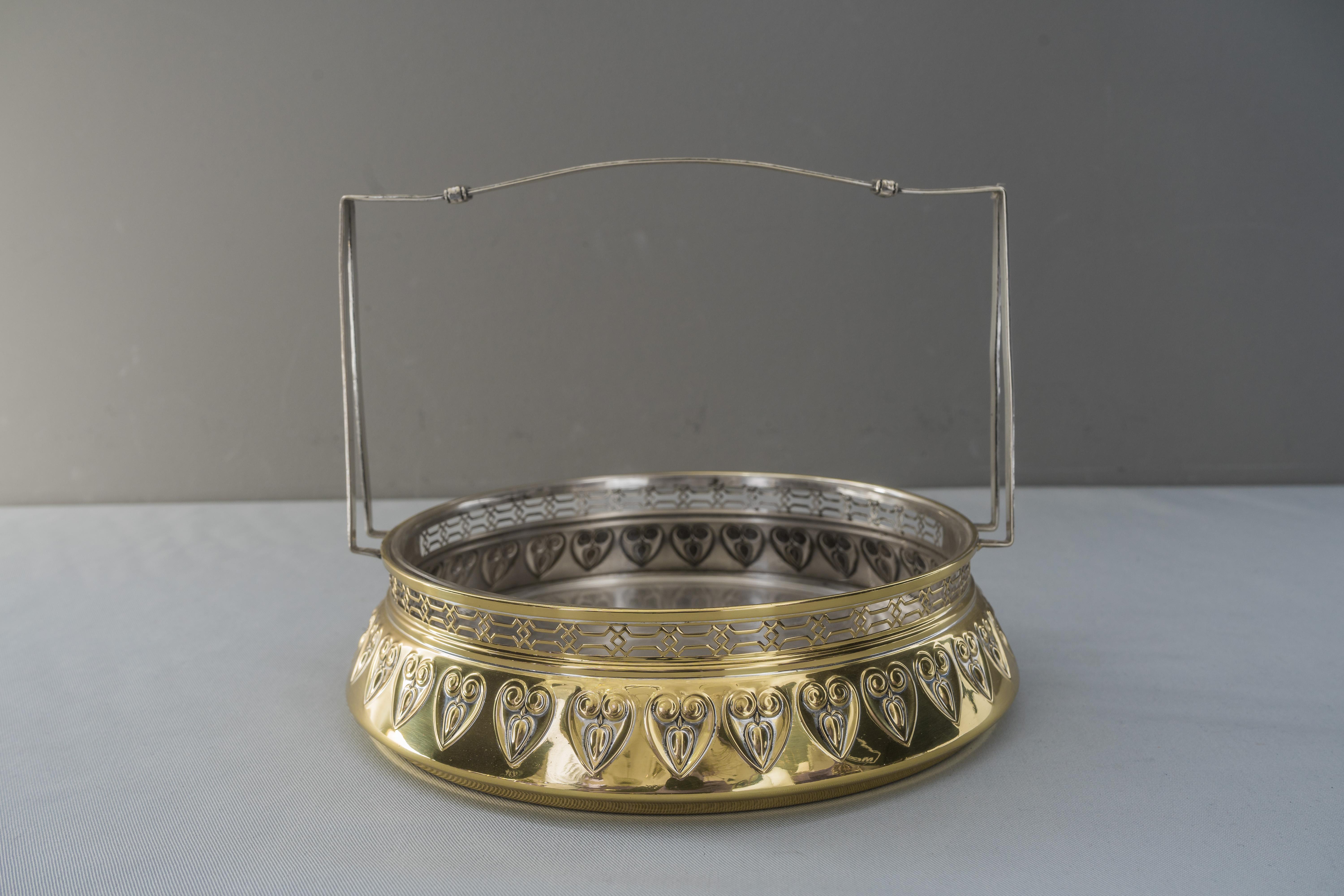 Centre de table Jugendstil avec verre original:: vers 1908 en vente 4