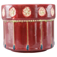 Jugendstil Ceramic Flower Pot Vienna, circa 1905s