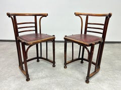 Jugendstil chairs in style of Josef Hoffmann