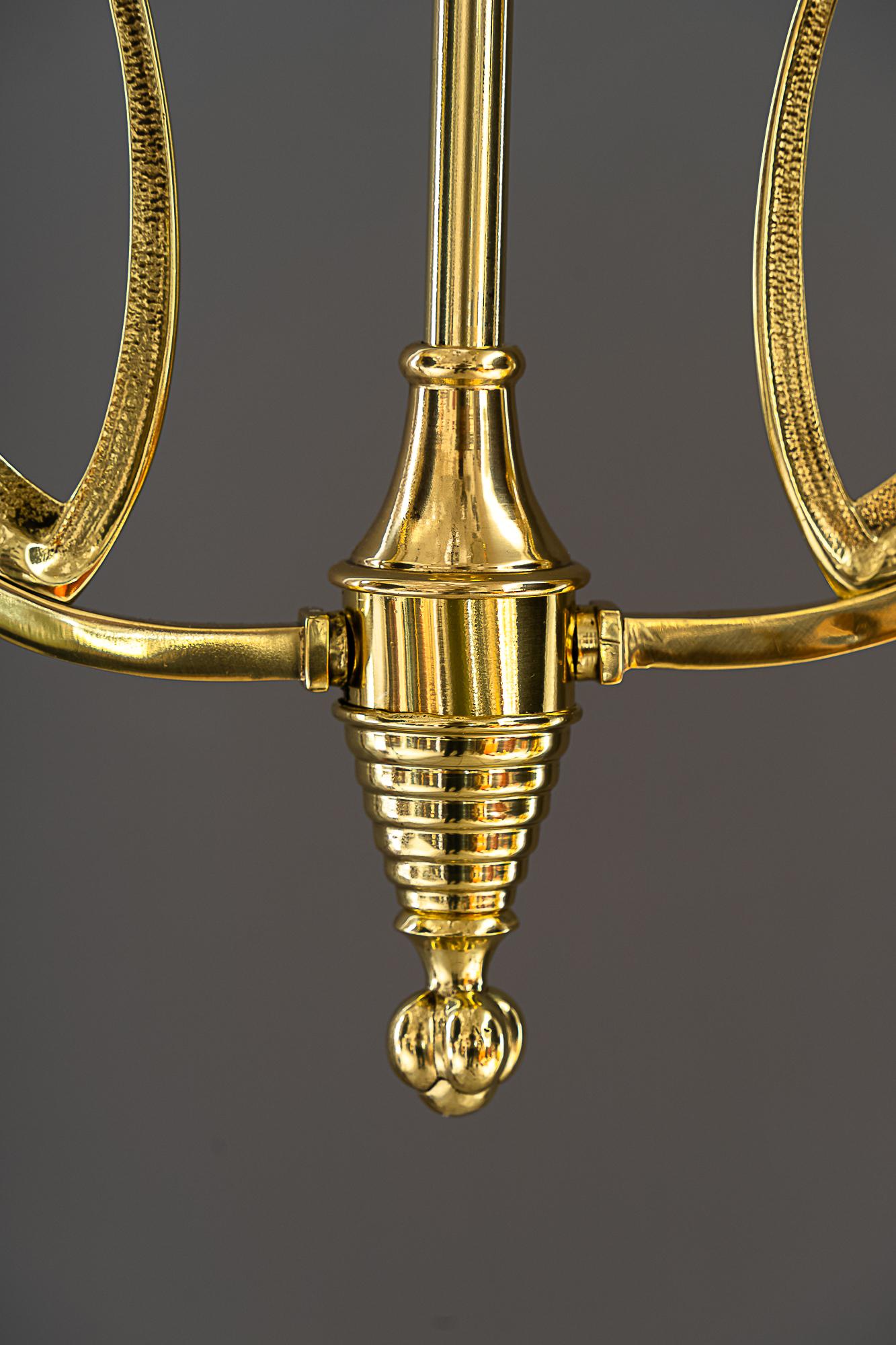 Early 20th Century Jugendstil chandelier vienna around 1909 For Sale