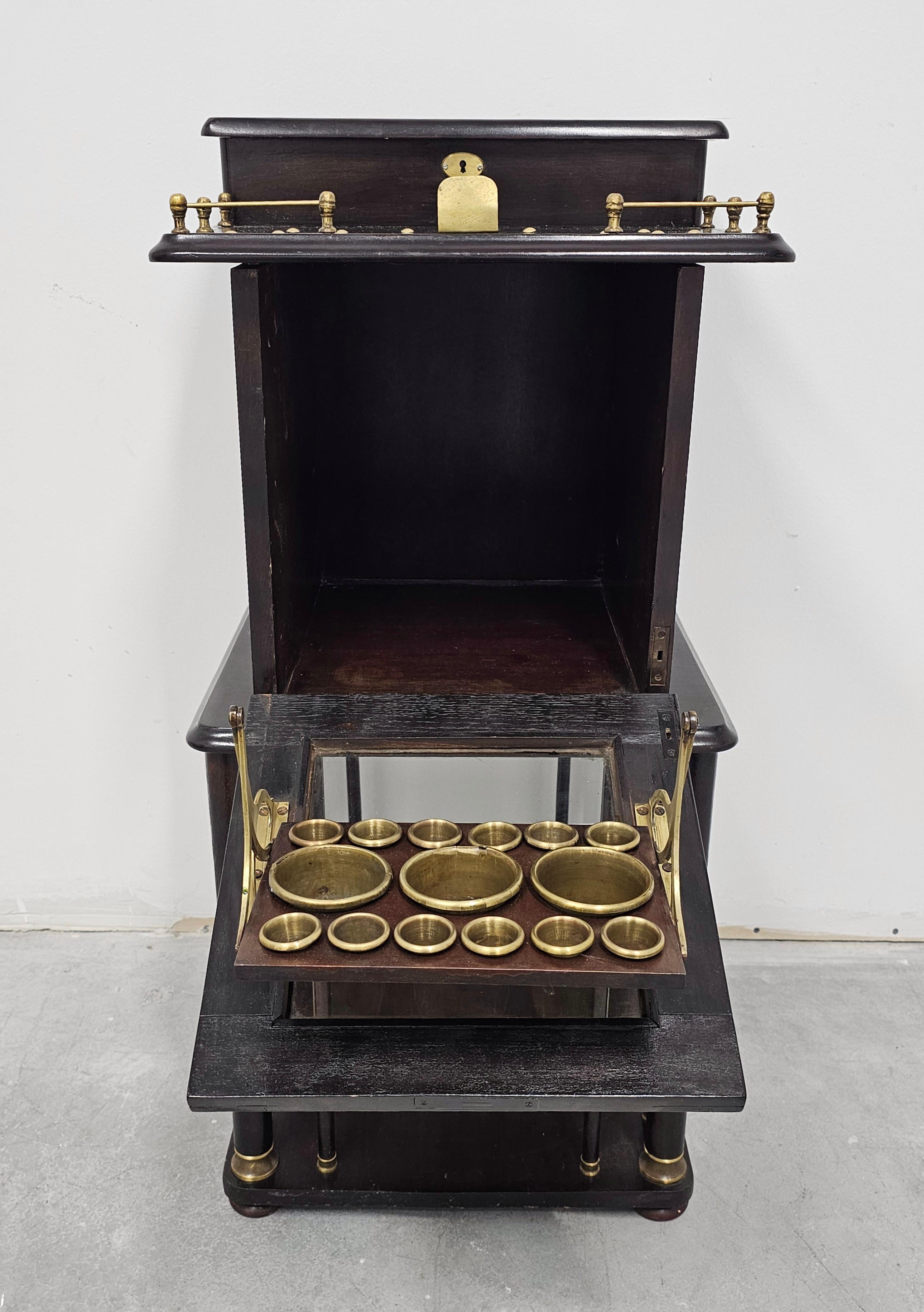 Jugendstil Cigar Humidor Cabinet, Austria 1910s For Sale 4
