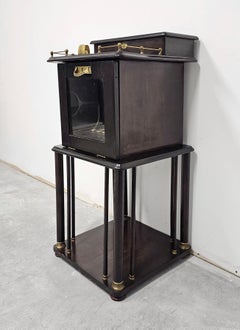 Jugendstil Cigar Humidor Cabinet, Austria 1910s