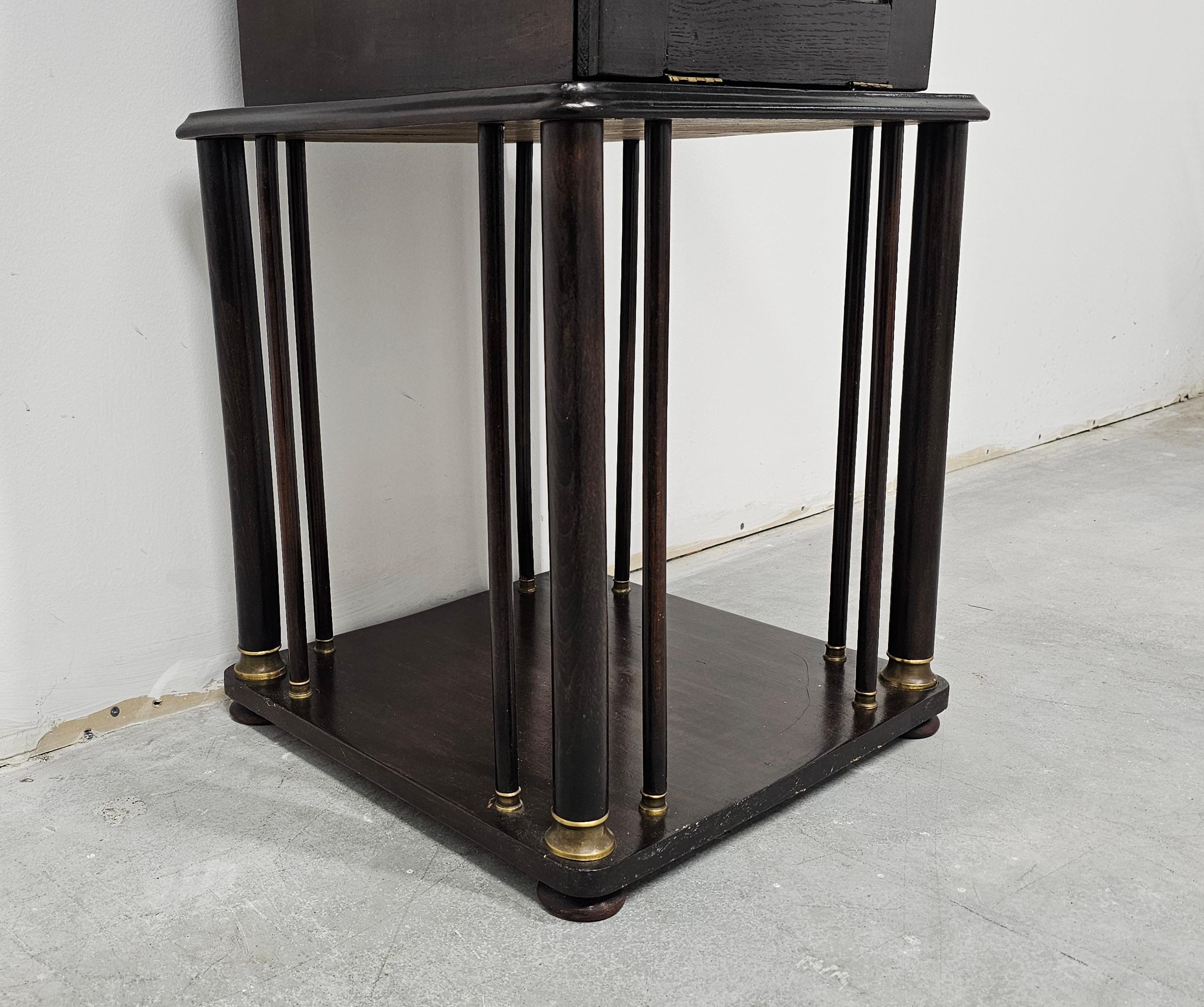 Early 20th Century Jugendstil Cigar Humidor Cabinet, Austria 1910s For Sale