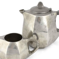 Jugendstil Coffee Pot and Cream Server, Germany, Early 20th Century