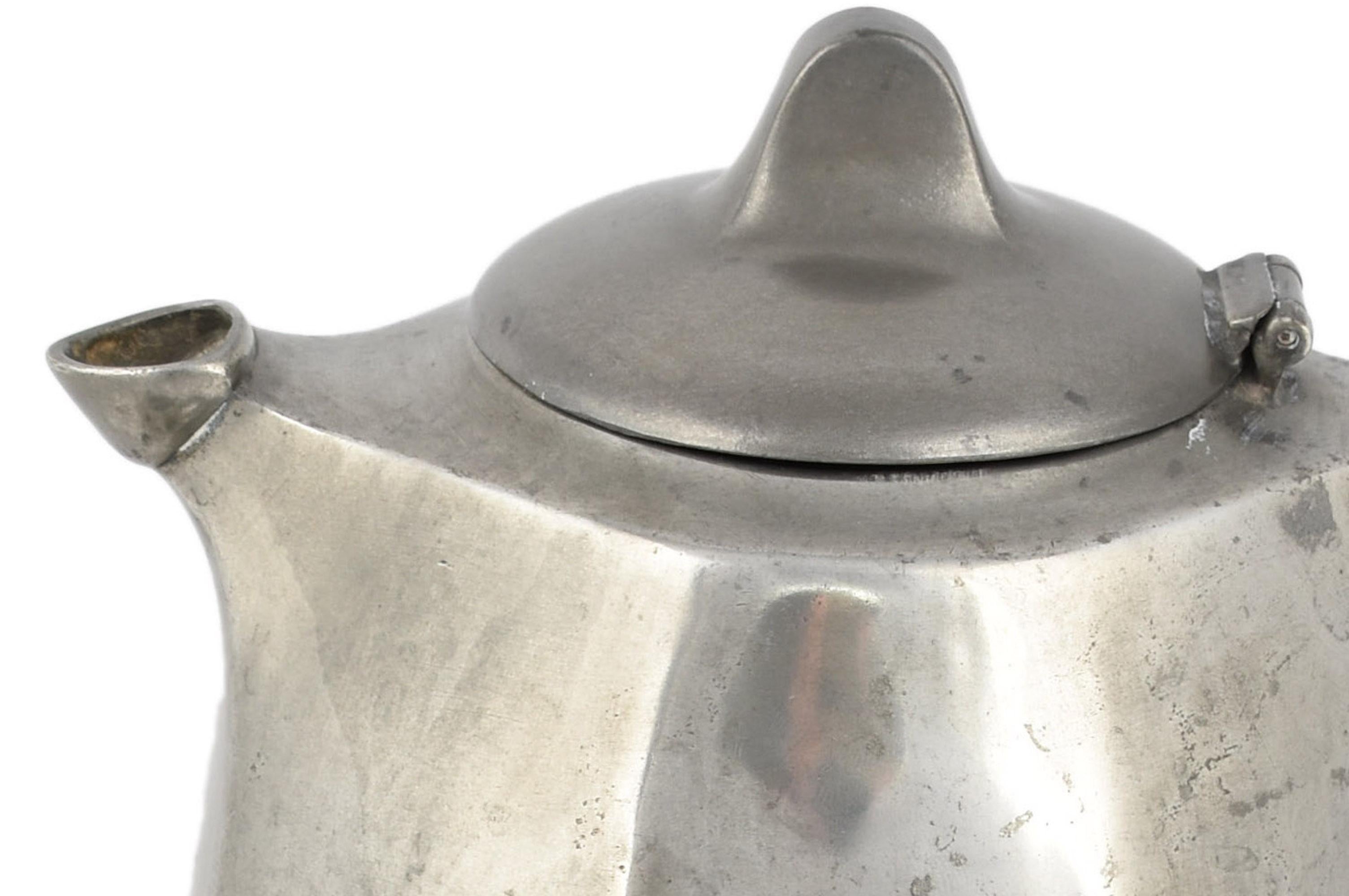 Allemand Cafetière et serveur à crème Jugendstil, Allemagne, début du 20e siècle en vente