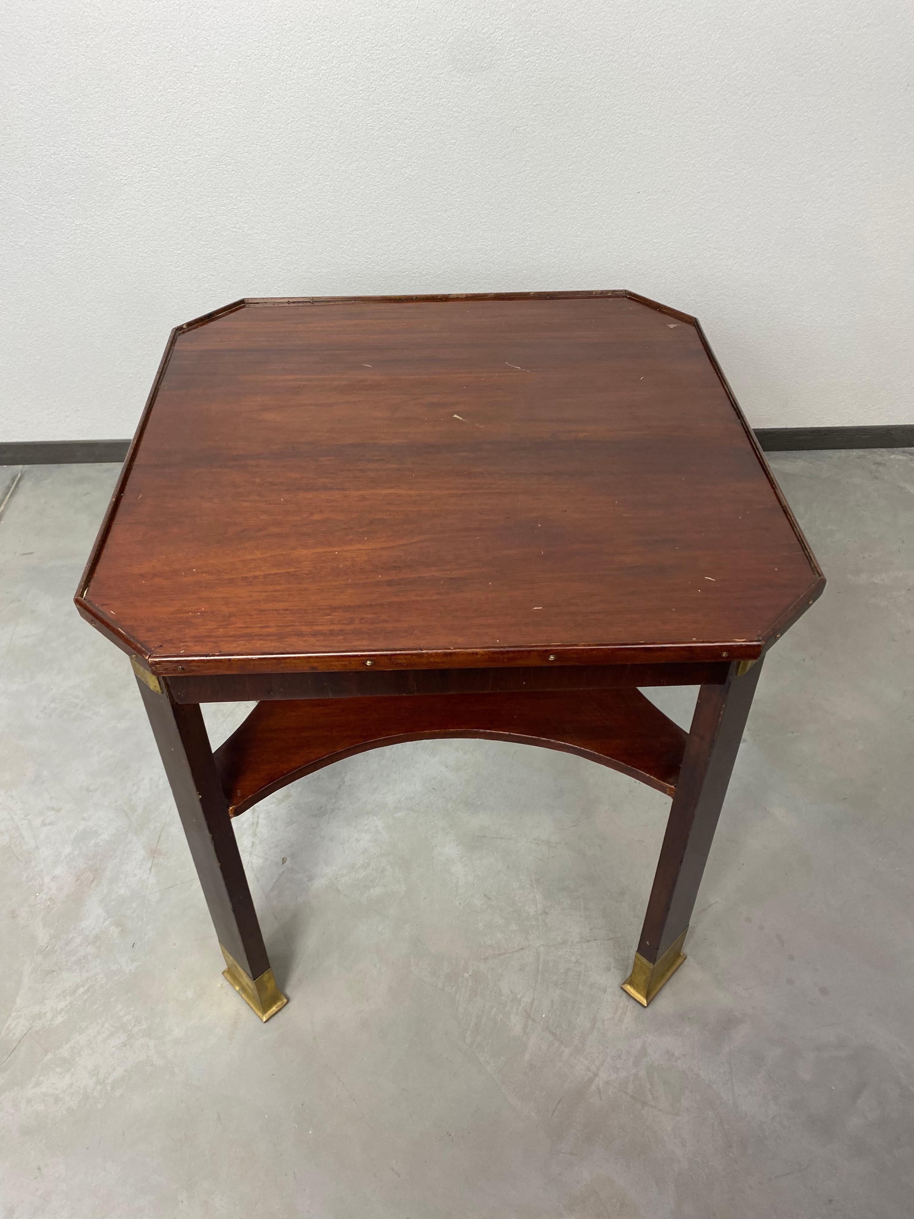 Austrian Jugendstil coffee table by Adolf Loos for F.O.Schmidt For Sale