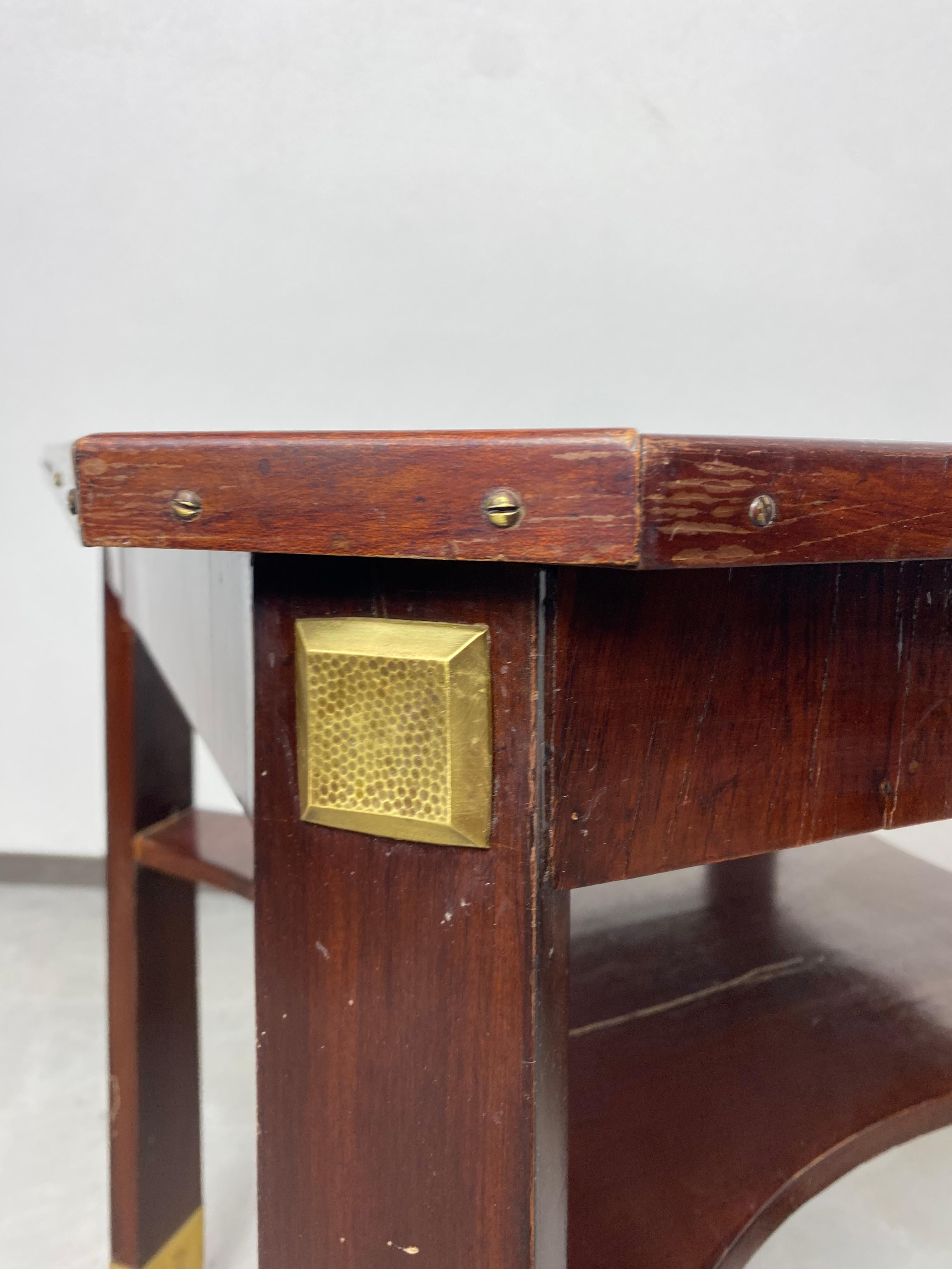 Jugendstil coffee table by Adolf Loos for F.O.Schmidt For Sale 1
