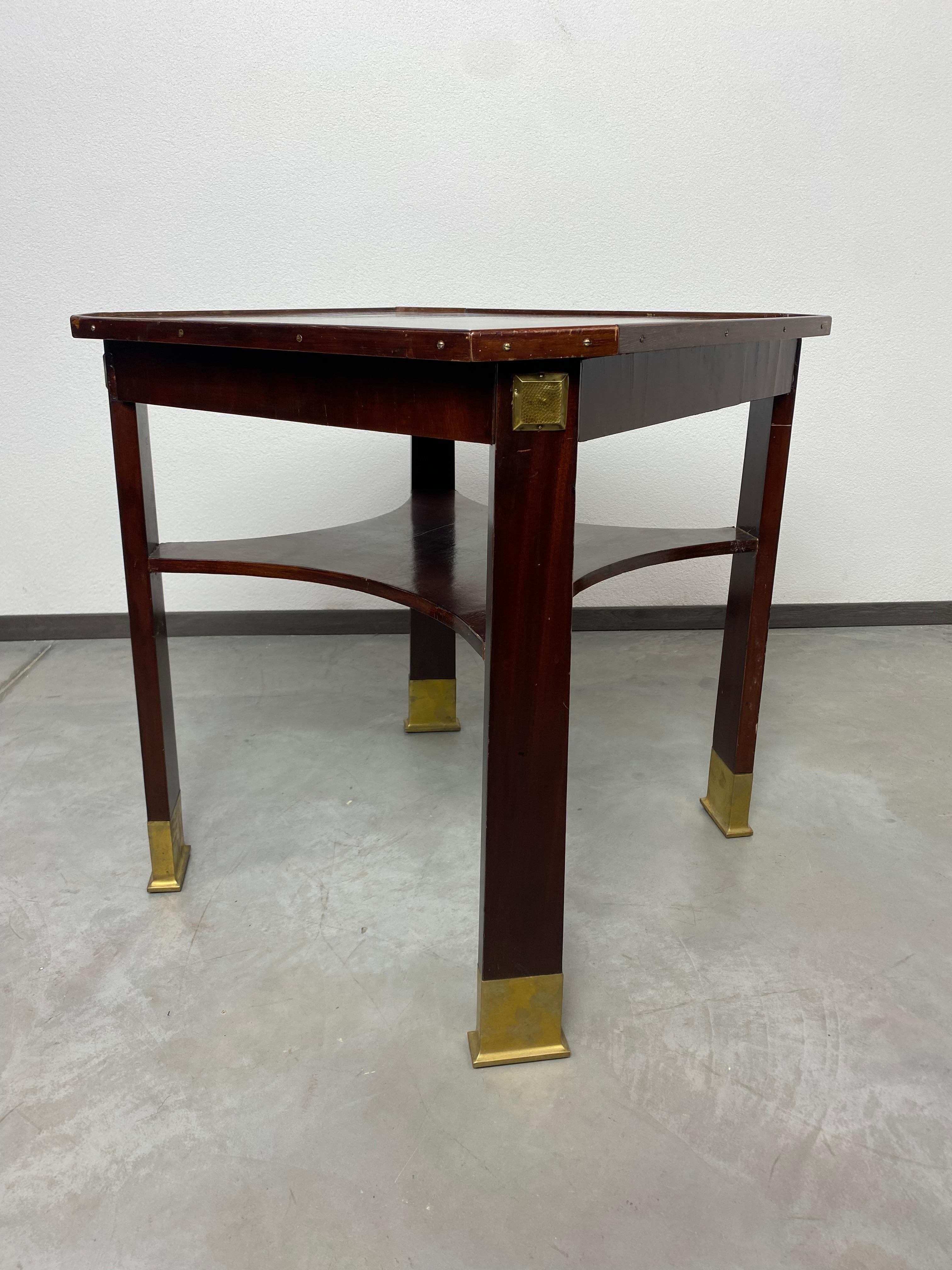 Jugendstil coffee table by Adolf Loos for F.O.Schmidt For Sale 2