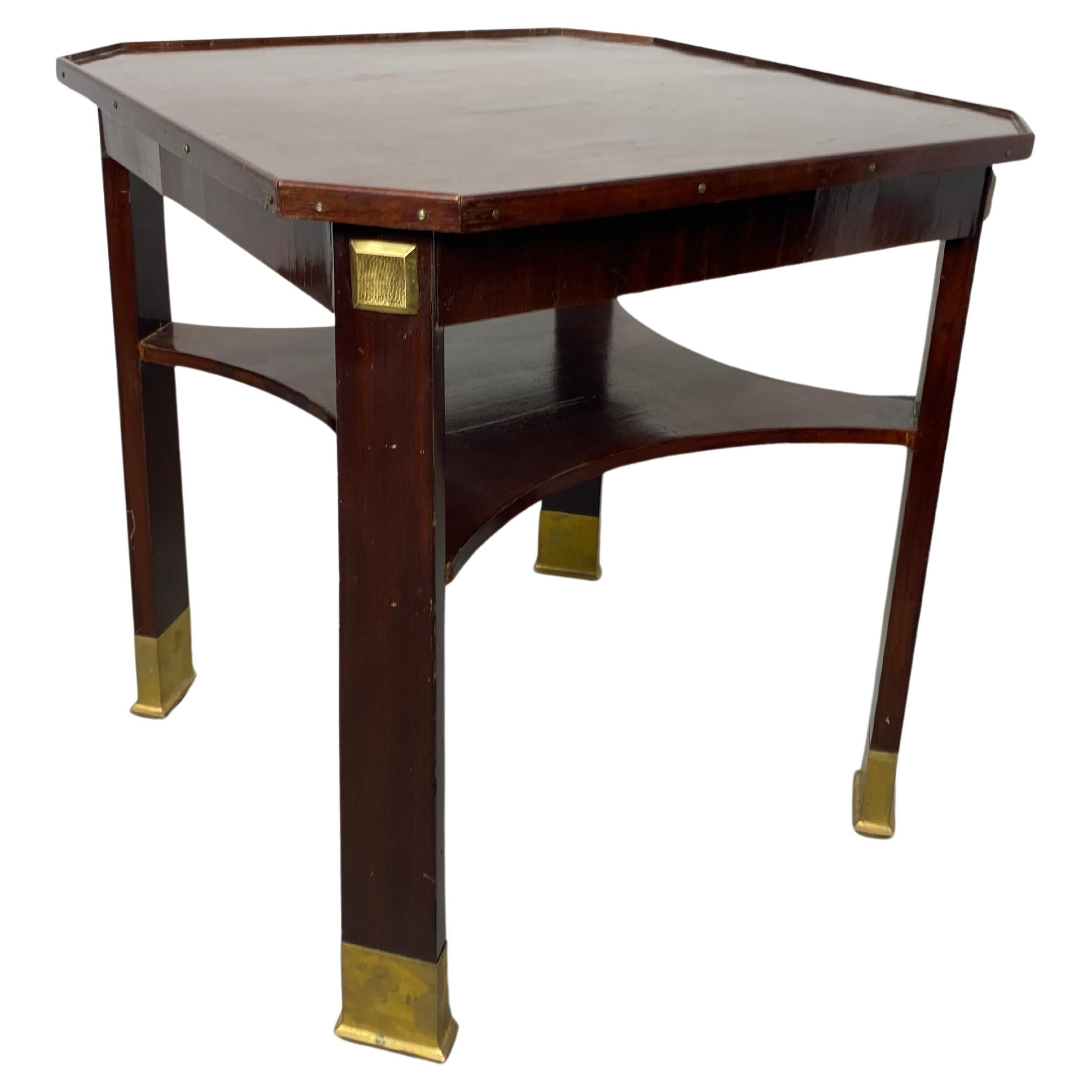 Jugendstil coffee table by Adolf Loos for F.O.Schmidt