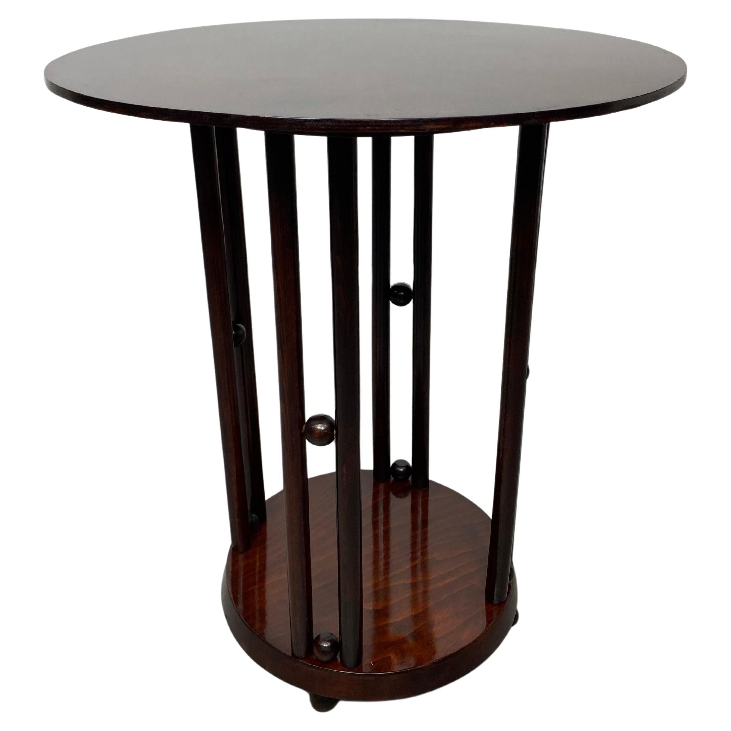 Jugendstil coffee table by Josef Hoffmann for Cabaret Fledermaus For Sale