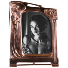 Jugendstil Copper Picture Frame, circa 1908