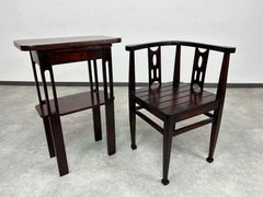 Jugendstil corner chair attr. to Josef Hoffmann