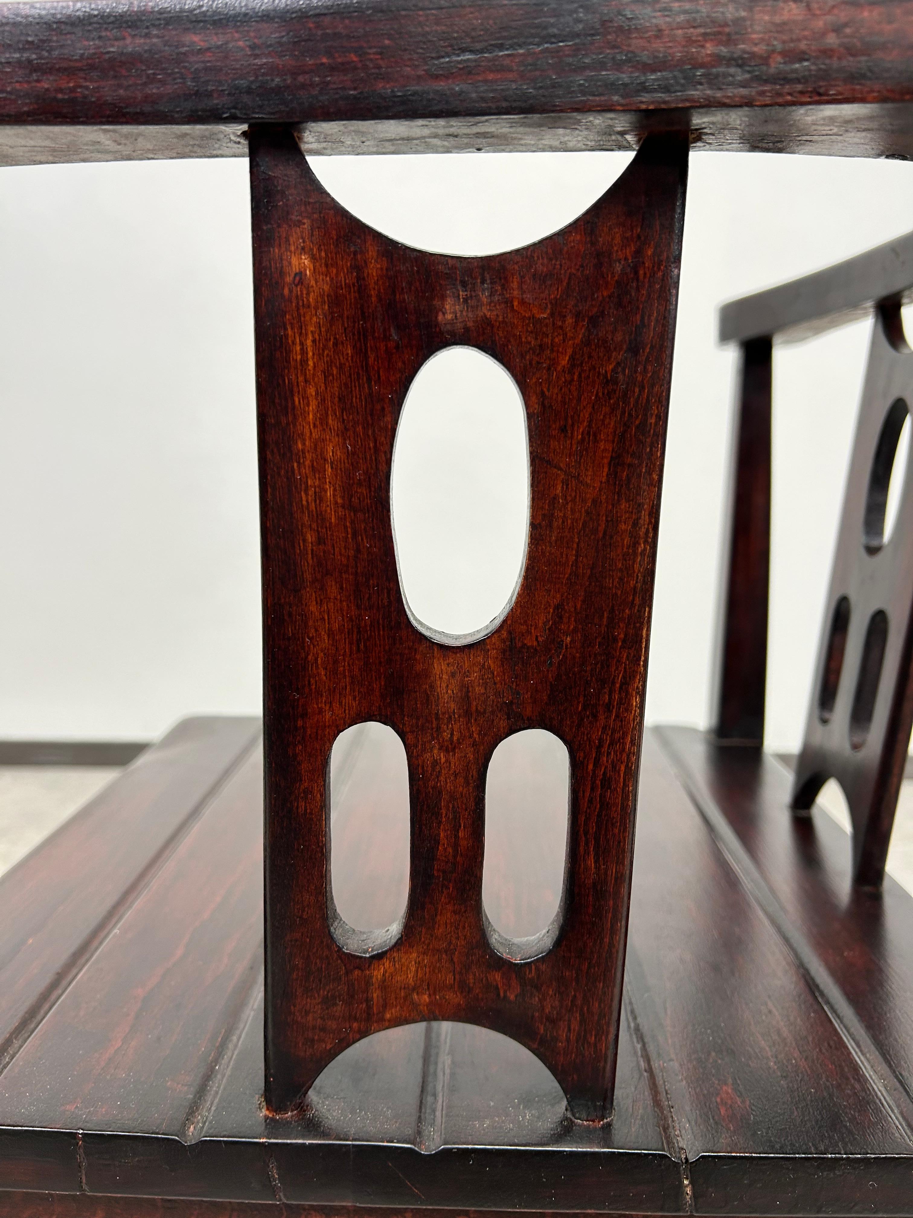 Jugendstil corner chair attr. to Josef Hoffmann For Sale 3