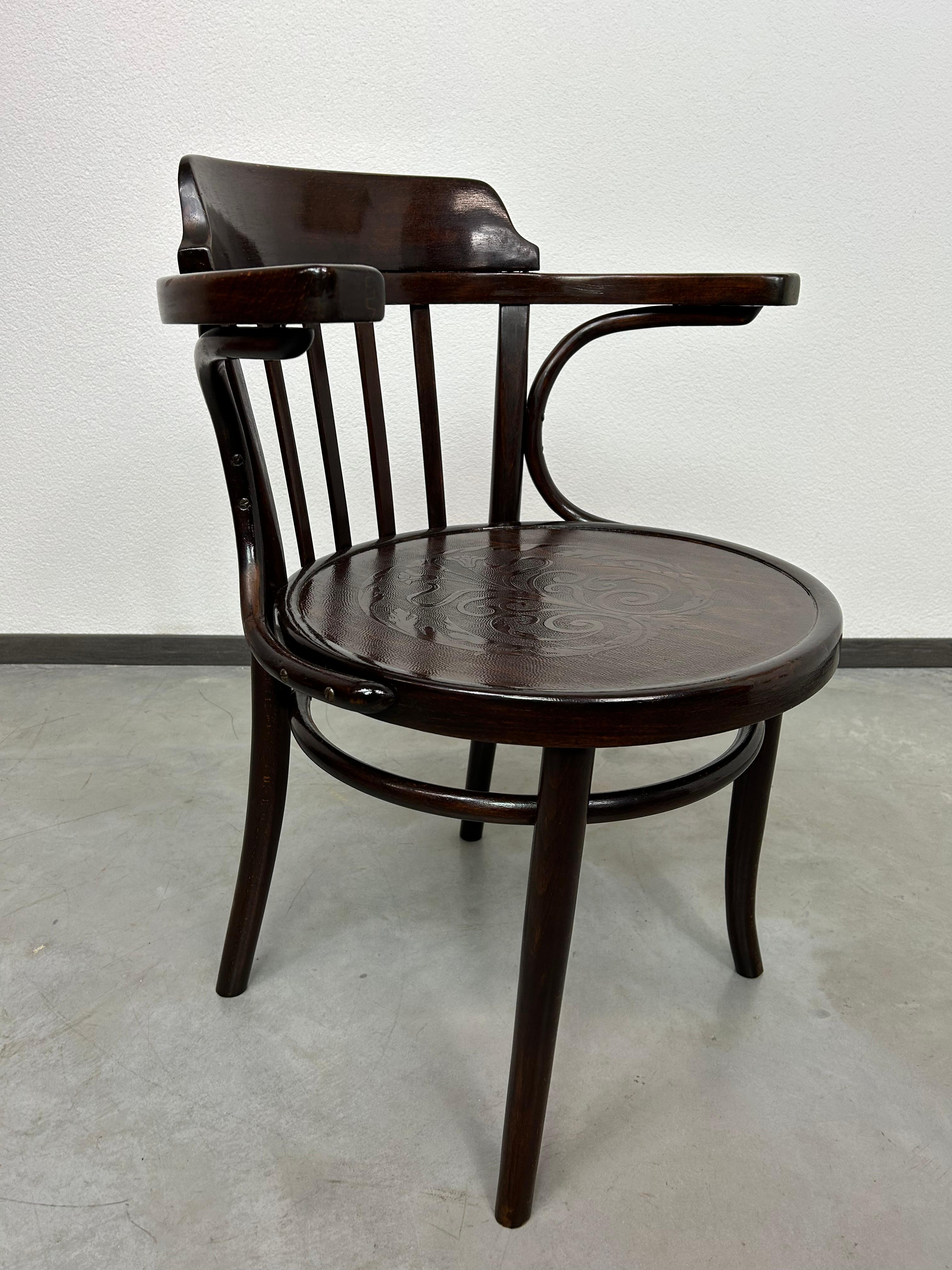Early 20th Century Jugendstil desk chair by Thonet