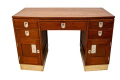 Jugendstil-Schreibtisch, entworfen von August Knoblochs Nachfolger ca. 1908