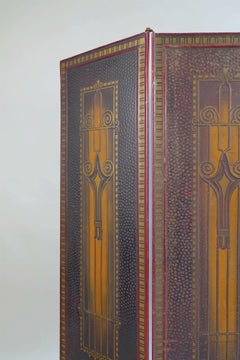 Jugendstil Folding Screen Early 20th Century