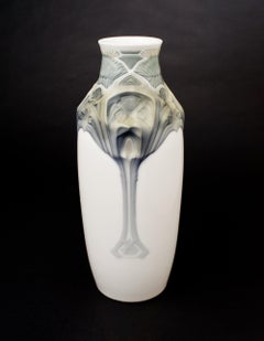 Jugendstil Geometric Thistle Vase by Theodor Schmutz-Baudiss for KPM